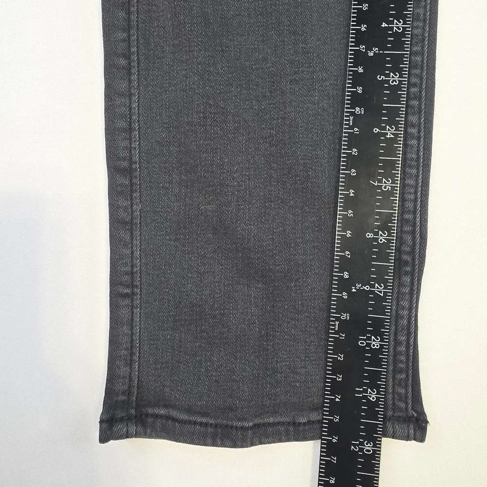 Hollister Skinny Jeans Mens 30x30 Black Distressed Faded Stretch Denim
